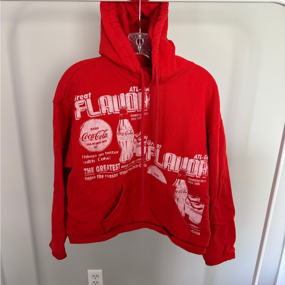 18. Coca-Cola Red Graphic Hoodie